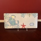 PAPART Hand Painted Sea Life Crab/Starfish Ceramic Serving Tray Platter-New