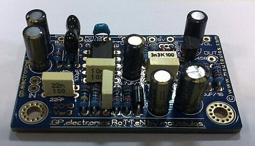 Rattenverzerrung RoTTeN Gitarrenpedal Effekt Platine zum Selbermachen von moutoulos™ - Bild 7 von 7