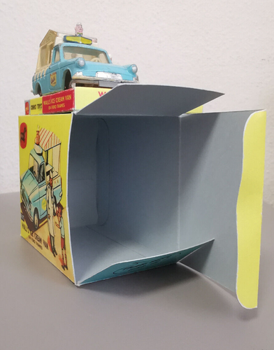 Corgi Toys 447 - Walls Ice Cream Van in Repro Box Made in Großbritannien Vintage - Picture 24 of 24