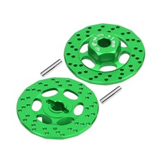 Gpm Aluminum 7075 1mm Hex W Brake Disk Green For Traxxas Ford Gt 4-tec 2.03.0