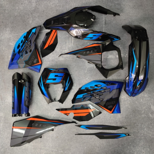 Plastics + Graphics applied KTM EXC EXC-F 2008 2009 2010 2011 XC-W XCF-W - Picture 2 of 16