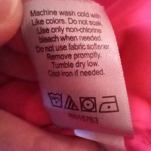CHAMPION Girls Knit T-Shirt Size L 10-12 Hot Pink V-Neck Activewear Casual EUC - Picture 10 of 11