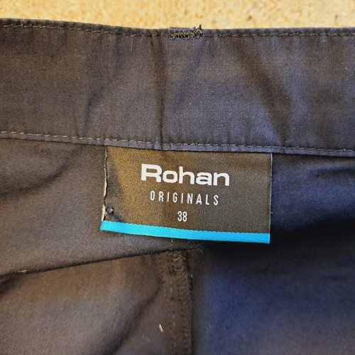Borsa Rohan pantaloncino donna 38 blu navy cargo tasche con zip - Foto 8 di 10