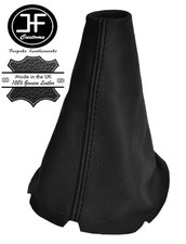 Schwarze Naht Echtleder Schaltknauf Gaiter Passt Für Mazda Familia Protegé 98-03