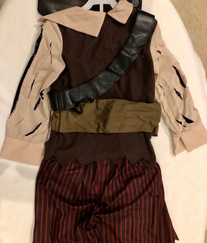 Captain Hook Jack Sparrow Pirate Halloween Dress Up Costume Sz S (5/6) NEW! - Picture 6 of 12