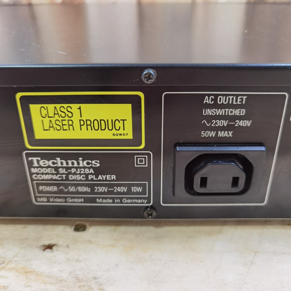 Technics SLPJ28A CD Player PARTS ONLY eBay