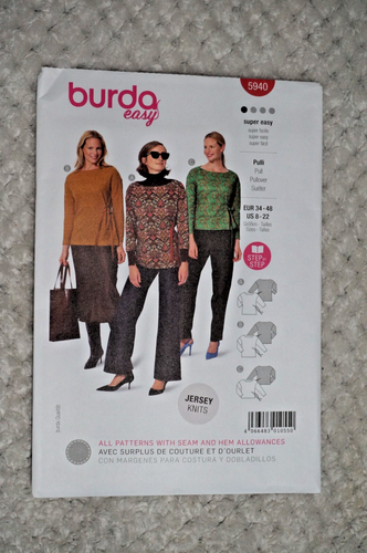 BURDA 5900-5999 - Mens & Womens Sewing Patterns - PICK-A-STYLE - New & Uncut - Picture 18 of 53