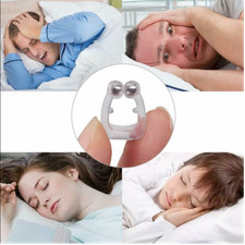 Stop Snoring Nose Clip, Soft Silicone Magnetic Nose Clip, Unisex Sleeping Aids