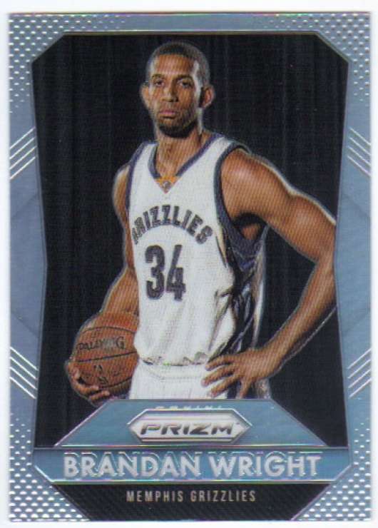 2015-16 Panini Prizm Silver Prizm Refractor #232 Brandan Wright Grizzlies