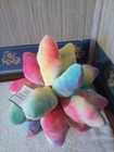 Multicolor Succulent Plant Plush Pillow 13.5in X 13.5in