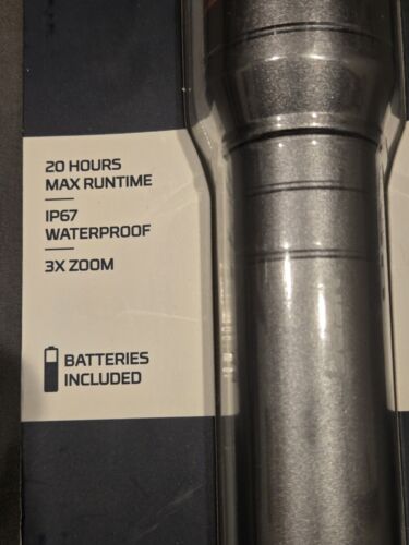 NEBO Newton 750-Grey- LED Flashlight AAA Battery 20 hrs Run Time + FREE BONUS - Picture 5 of 8