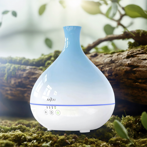 Anjou AD012 500ml Cool Mist Humidifier Aromatherapy Diffuser with Free Oil DI61B