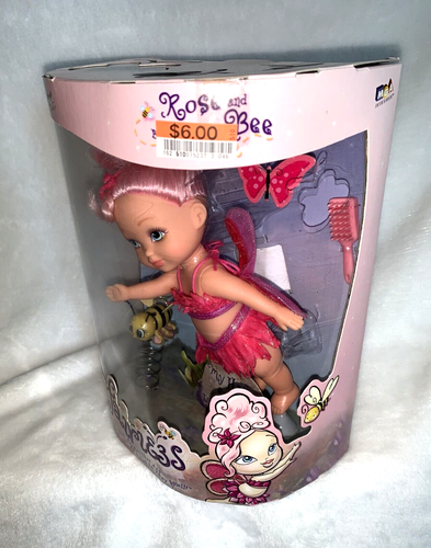 New 2004 MGA Entertainment Fairies Rose Doll & Pet Bee Flower Scented **READ DES - Picture 5 of 11