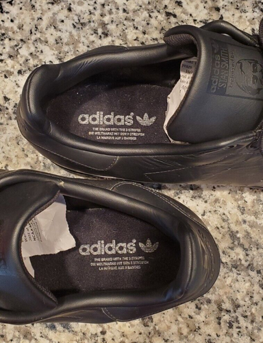 Adidas Herren Größe 17 M20327 Schwarz Stan Smith Unterstützt Freizeit Tennisschuh Turnschuhe - Bild 9 von 13