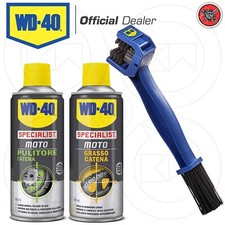 Set Politur Schmiert Kette WD-40 Ab 400ML Reinigungsmittel+Schmierstoff+Bürste
