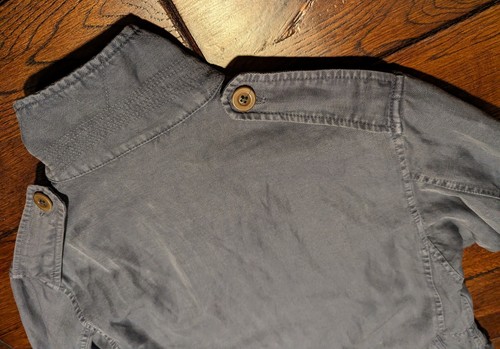 Boglioli Men's Blue Woven Cotton and Linen Field Jacket Chore Coat M EU 50 - NWT - Picture 14 of 24