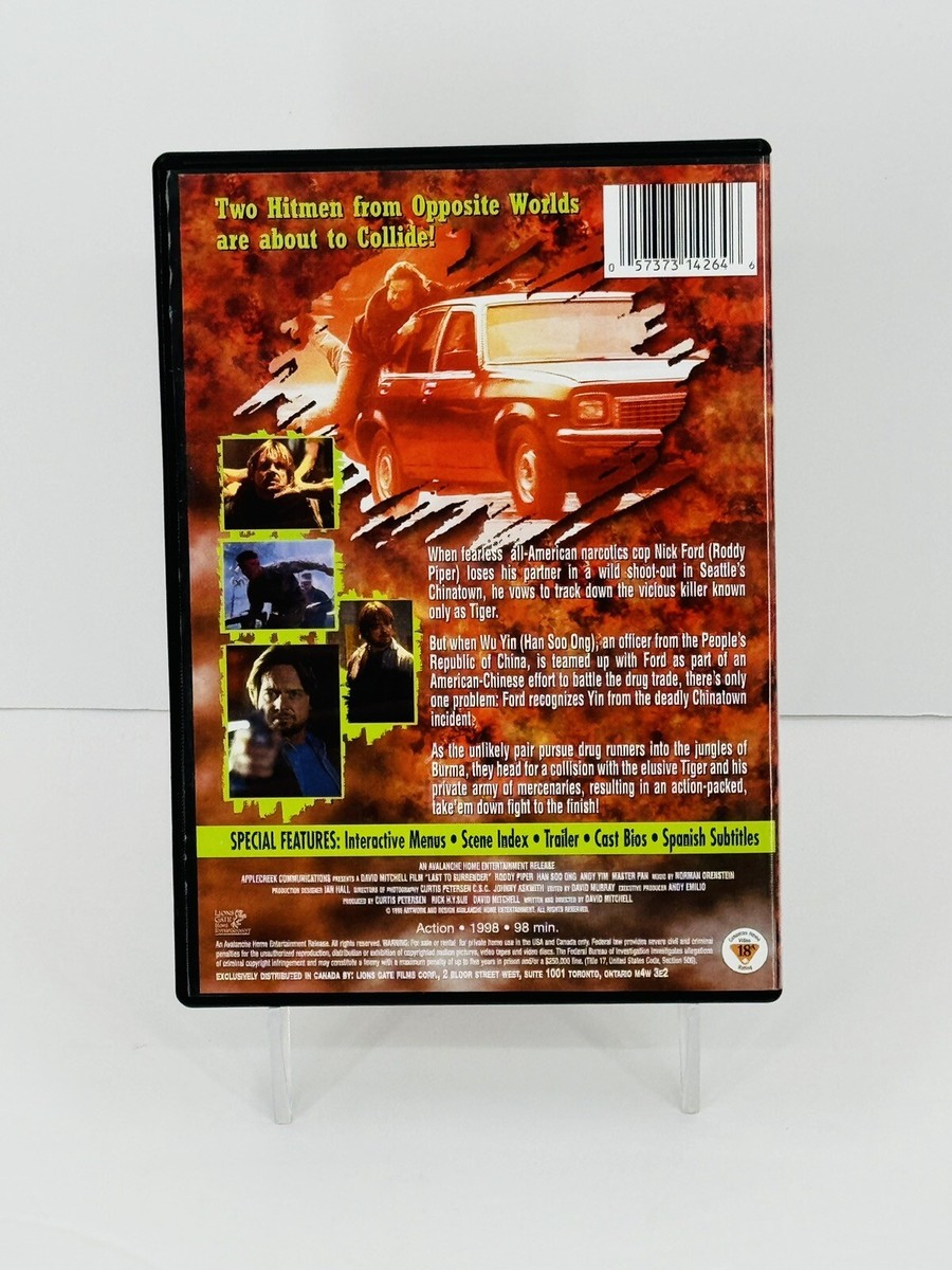 Last To Surrender (DVD, 1999, Canadian) Roddy Piper🍀 | eBay