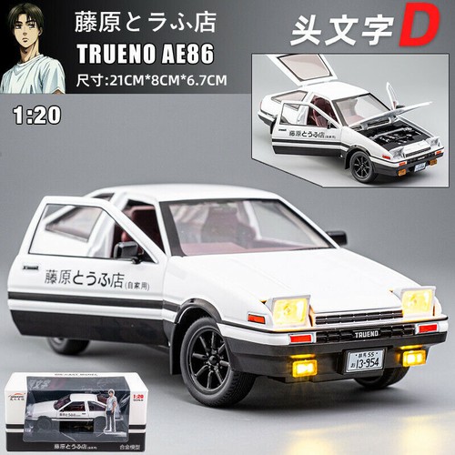 Model AE86 Car Alloy Initial D Fujiwara Tofu Shop Scene Model Gift Ornaments - Picture 14 of 21