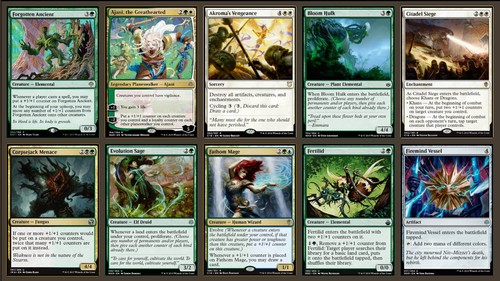 ATRAXA EDH COMMANDER DECK Magic the Gathering MTG 100 cards - INFECT - Picture 2 of 8