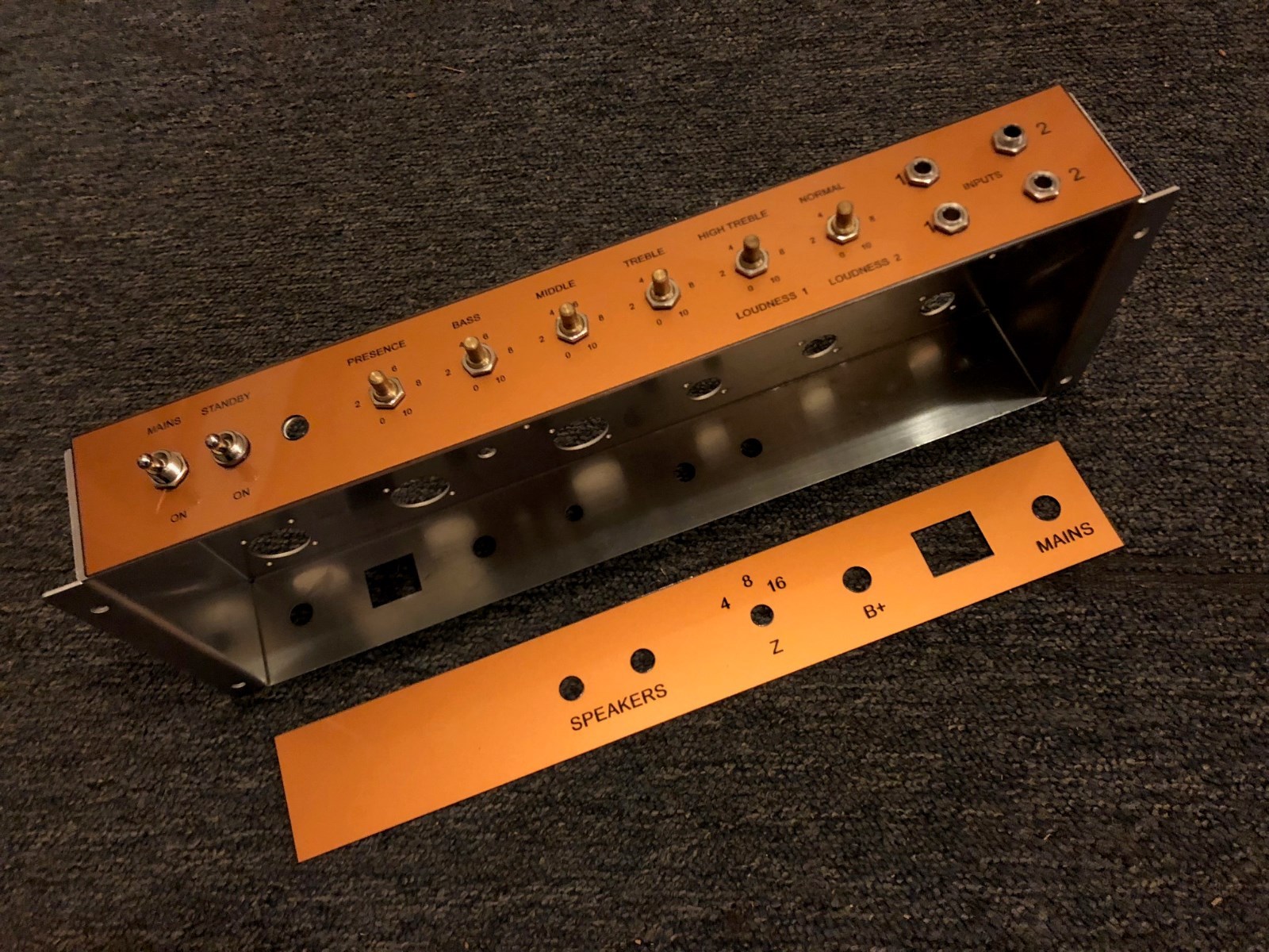 Chasis de estilo JTM45 con placas Plexi Chasis Chasis Chasis de estilo JTM45 con placas Plexi 4e1848