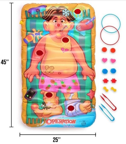 Hasbro Operation Splash Family Game for Your Water Fun Outdoor Game - Picture 2 of 9