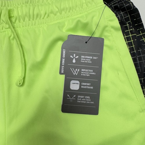 Russell Boys Core short comfort waist green neon size XL (14-16) - Picture 7 of 10