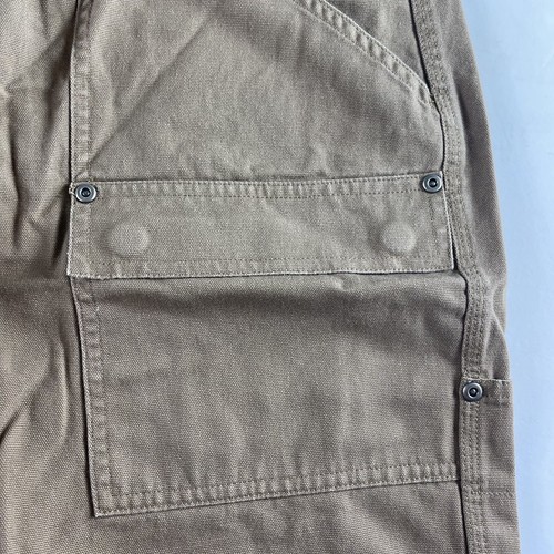 Duluth Trading Company Mens Size 40 Brown Cotton Cargo Shorts Canvas Pockets - Picture 8 of 10