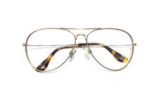 Maui Jim Sunglasses MAVERICKS 264-16 Gold Aviator Pilot Titanium Frame Only