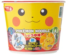 Pokemon Sapporo Ichiban Pokemon Noodle soy sauce 6set food ramen