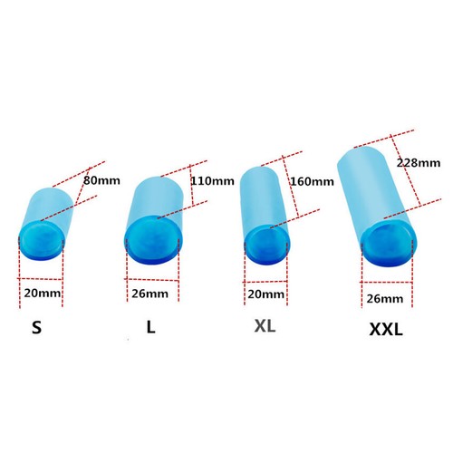 Male Max Vacuum Enhancer Enlarger Silicone Sleeve Soft Penis Extender Stretcher - Picture 8 of 25