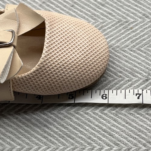 J.P.G Jin Ping Guo Toddler Size 7, Blush Pink Mary Jane Ballet Dress Shoes, Bow - Picture 11 of 11