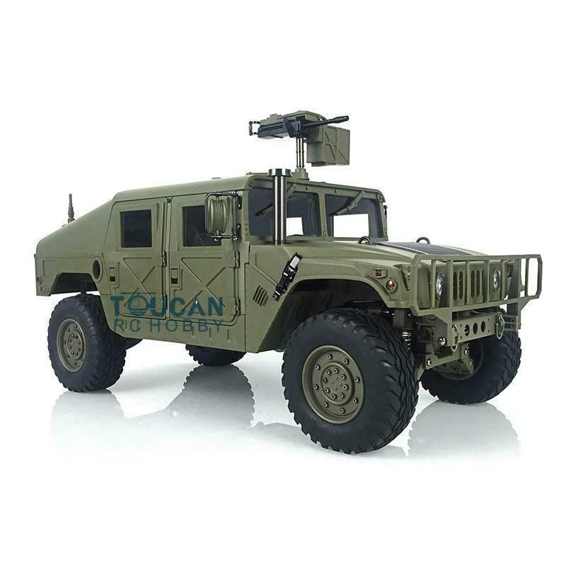 1/10 4*4 P408 RC Crawler Military Vehicle Racing Car 2Speed ESC Motor 16CH Radio - Image 2 of 4