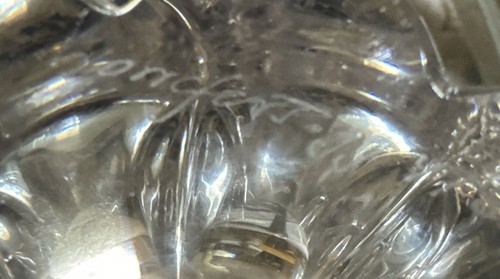 CLEAR CRYSTAL Lily 8 Petal BOWL/ ORREFORS MAYFLOWER-VASE/SIGNED 5X6.75” - Picture 5 of 5