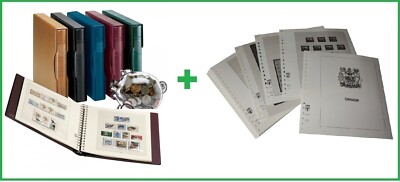 Lindner 500 92 1124V Canada Printed Album T-Printed Pages 1992 1997