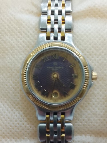Michel Herbelin Paris France Ladies Watch Gold Plated Acier Inoxydable Eta Swiss - Picture 4 of 10