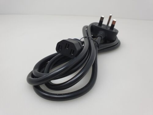 Cable de alimentación de red para subwoofer KEF PSW 1000.2 cable de alimentación de CA enchufe de 2 m Reino Unido - Imagen 2 de 6