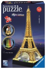 4005556125791 Ravensburger Eiffelturm bei Nacht 3D-Puzzle 216 Stück(e) TM Toys