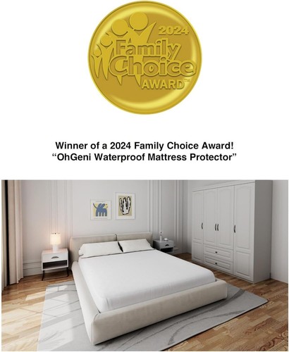 100% Waterproof Mattress Protector Queen Size Fitted Sheet with Deep Pockets - Picture 7 of 11