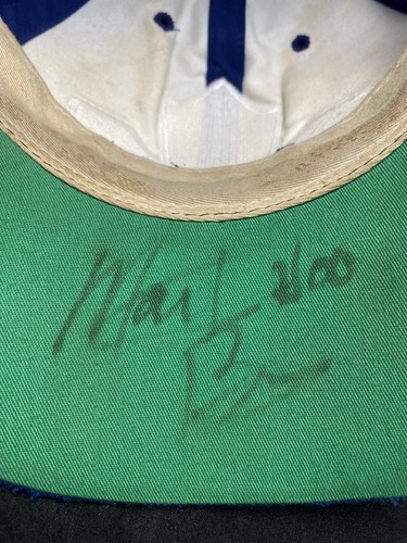 VINTAGE NHL 80s 90s TORONTO MAPLE LEAFS AUTOGRAPHED SNAPBACK CCM #00 SPELLOUT - Picture 6 of 8