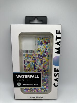 Case-Mate Waterfall Series Case for iPhone 11 Pro Max / XS Max - Confetti New