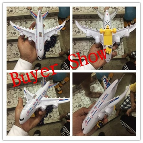 Avión de Juguete Eléctrico Regalo Para Niños Modelo Intermitente LED Luz Sonidos - Imagen 6 de 6