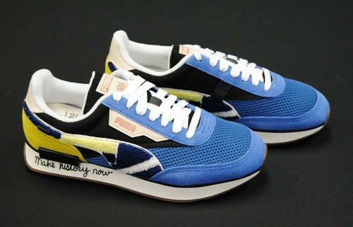 01 New Men S Puma Future Rider X Black Fives Star Sapphire Maize Pm76 Ebay