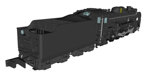 KATO N Gauge D51 200 2016-8 Railway model steam locomotive JP - Picture 3 of 6