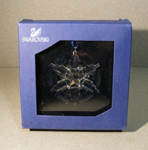 Swarovski Pequeño Copo de Nieve Cristal Austriaco Adorno de Navidad - Imagen 2 de 8