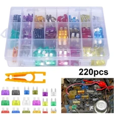 Car Fuse Assorted Auto Replacement Fuses Regular Size Blade ATC ATO ATM 120 pcs