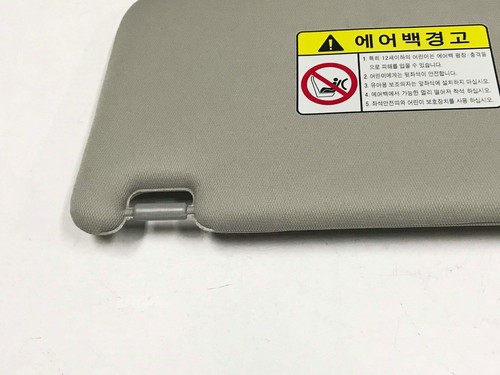 85202 2E031QS RH Passenger Inside Sun Visor Gray For 2005 2009 Hyundai Tucson - Picture 4 of 6