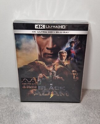 Black Adam 4K UHD - Lenticular Fullslip Steelbook Blu-ray - MantaLab - NEU & OVP