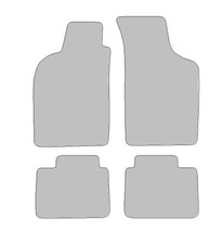 Fußmatten-Set für Fiat Punto (1993-2000) Classic schwarz