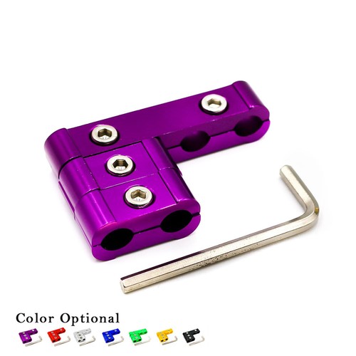 Purple Engine Spark Plug Wires Separator Divider Clamp Kit for 8mm/9mm/10mm Wire - Picture 2 of 4