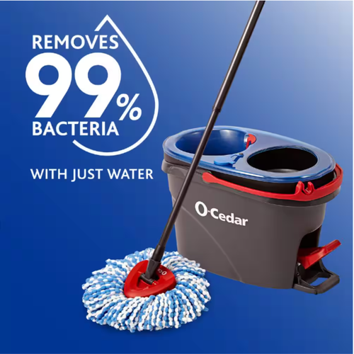 O-Cedar EasyWring RinseClean Spin Mop and Bucket System, Hands-Free System NEW - Picture 6 of 15